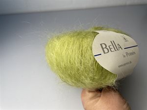 Bella by permin kid mohair - lime